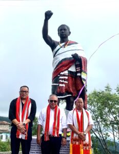 Haipou Jadonang Malangmei Statue dedicated at Tamenglong Hq., Manipur. 2 IMG 202408291503526