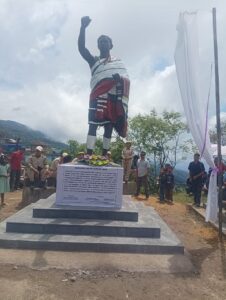 Haipou Jadonang Malangmei Statue dedicated at Tamenglong Hq., Manipur. 4 IMG 202408291503527